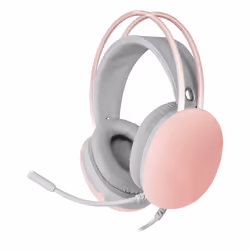 Mars Gaming MHGLOWP, Cablato, Gaming, 18 - 20000 Hz, 233 g, Auricolare, Rosa