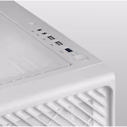 Mars Gaming MCFW computer case Midi Tower Bianco - Vista aggiuntiva 4