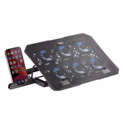 Mars Gaming MNBC23, 40,6 cm (16"), 6 pz, Manopola, Nero, ABS, Alluminio, Acciaio, Blu
