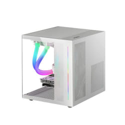 Mars Gaming MC-VIEWW Mini Tower Bianco