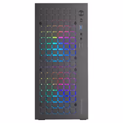 Mars Gaming MC-CORE, Mini Tower, PC, Nero, micro ATX, Mini-ITX, Metallo, Vetro temperato, Gaming