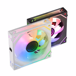 Mars Gaming MF-LINKFINITY Case per computer Ventilatore 12 cm Bianco 1 pz