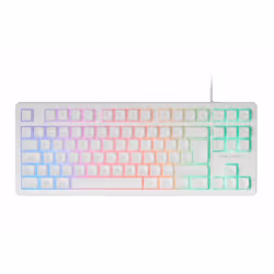 Mars Gaming MK023 tastiera USB QWERTY Spagnolo Bianco