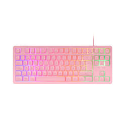 Mars Gaming MK023 tastiera USB QWERTY Spagnolo Rosa
