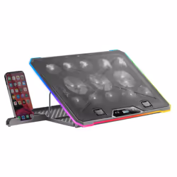 Mars Gaming MNBC13 base di raffreddamento per laptop 43,2 cm (17") Nero - Vista aggiuntiva 2