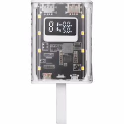 Mars Gaming MPK-10K, 10000 mAh, Ioni di Litio, Quick Charge 3.0, Power Delivery 3.0, 3,7 V, 22,5 W, Bianco