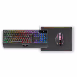 Mars Gaming MCP124 tastiera Mouse incluso USB QWERTY Portoghese Nero - Vista aggiuntiva 2