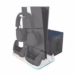 Mars Gaming MPS5-B2, Stand, PlayStation 5 Slim, PlayStation 5 Slim, Bianco, Multi, 1 ventola(e)
