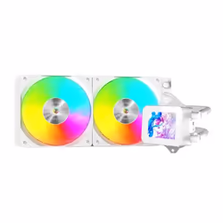 Mars Gaming MLVISION240W, Raffreddatore di liquidi tutto in uno, 12 cm, 800 Giri/min, 2300 Giri/min, 27,2 son, Nero