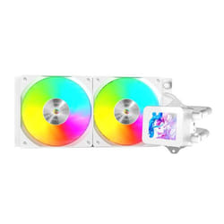 Mars Gaming MLVISION240W sistema di raffreddamento per computer Processore Raffreddatore di liquidi tutto in uno 12 cm Nero