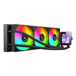 Mars Gaming MLVISION360 sistema di raffreddamento per computer Processore Raffreddatore di liquidi tutto in uno 12 cm Nero