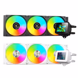 Mars Gaming MLVISION360 sistema di raffreddamento per computer Processore Raffreddatore di liquidi tutto in uno 12 cm Nero