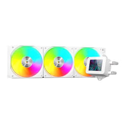 Mars Gaming ML-VISION360W Processore Raffreddatore di liquidi tutto in uno 12 cm Bianco