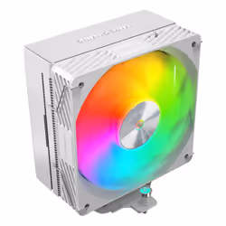 Mars Gaming MCPUX5ARGBW sistema di raffreddamento per computer Processore Raffreddatore d'aria 12 cm Bianco 1 pz - Vista aggiuntiva 2