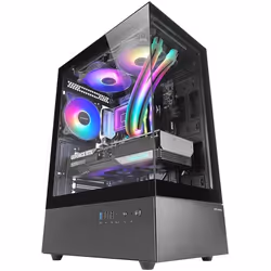 Mars Gaming MC-XO, Midi Tower, PC, Nero, ATX, micro ATX, Mini-ITX, Gaming, Multi