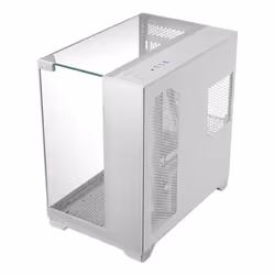 Mars Gaming MCVISIONW, Midi Tower, PC, Bianco, ATX, micro ATX, Mini-ITX, Metallo, Vetro temperato, Gaming