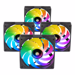 Mars Gaming MFSI4KIT sistema di raffreddamento per computer Case per computer Ventilatore 12 cm Nero