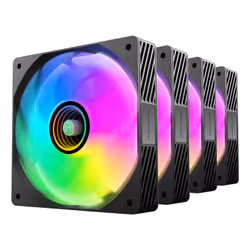 Mars Gaming MFSI4KIT sistema di raffreddamento per computer Case per computer Ventilatore 12 cm Nero - Vista aggiuntiva 4