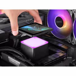 Mars Gaming ML-VISIONPRO240 Processore Raffreddatore di liquidi tutto in uno 12 cm Nero 1 pz - Vista aggiuntiva 8