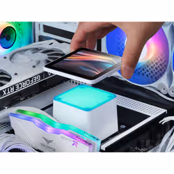 Mars Gaming ML-VISIONPRO240W Processore Raffreddatore di liquidi tutto in uno 12 cm Bianco 1 pz - Vista aggiuntiva 7