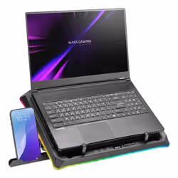 Mars Gaming MNBC-ULTRA base di raffreddamento per laptop 45,7 cm (18") 2400 Giri/min Nero - Vista aggiuntiva 5