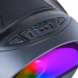 Mars Gaming MC-CYLON Mini Tower Nero - Vista aggiuntiva 4