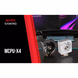 Mars Gaming MCPU-X4 Processore Raffreddatore d'aria 12 cm Nero 1 pz - Vista aggiuntiva 5