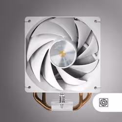 Mars Gaming MCPU-X4W Processore Raffreddatore d'aria 12 cm Bianco 1 pz - Vista aggiuntiva 7
