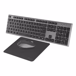 Tacens 6ZENITHIT tastiera Mouse incluso Casa/ufficio RF Wireless QWERTY Italiano Grigio - Vista aggiuntiva 3