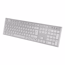 Tacens 6ZENITHWES tastiera Mouse incluso Casa/ufficio RF Wireless QWERTY Spagnolo Argento, Bianco - Vista aggiuntiva 6