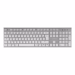 Tacens 6ZENITHWFR tastiera Mouse incluso Casa/ufficio RF Wireless AZERTY Francese Argento, Bianco - Vista aggiuntiva 3
