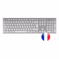 Tacens 6ZENITHWFR tastiera Mouse incluso Casa/ufficio RF Wireless AZERTY Francese Argento, Bianco - Vista aggiuntiva 5