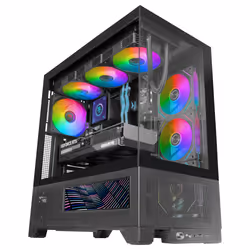 Mars Gaming MCLCDX computer case Midi Tower Nero - Vista aggiuntiva 2