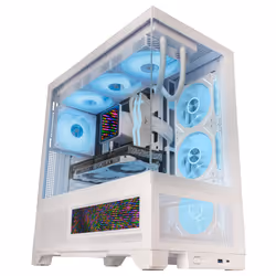 Mars Gaming MCLCDXW computer case Midi Tower Bianco - Vista aggiuntiva 4