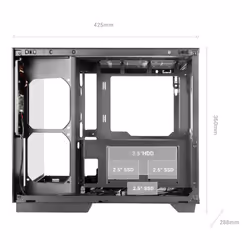 Mars Gaming MCMIRAGE computer case Midi Tower Nero - Vista aggiuntiva 7