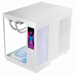 Mars Gaming MCMIRAGEW computer case Midi Tower Bianco - Vista aggiuntiva 3