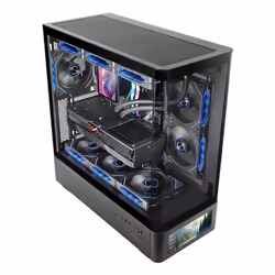 Mars Gaming MCLCDPRO computer case Midi Tower Nero - Vista aggiuntiva 2