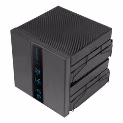 Mars Gaming MCPU-LCDPRO Processore Raffreddatore d'aria 12 cm Nero 1 pz - Vista aggiuntiva 3