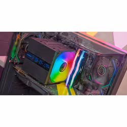 Mars Gaming MCPU-LCDPRO Processore Raffreddatore d'aria 12 cm Nero 1 pz - Vista aggiuntiva 7