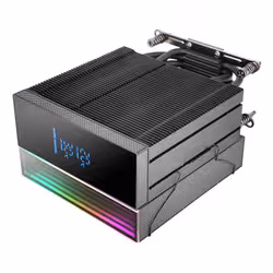 Mars Gaming MCPU-LCD Processore Raffreddatore d'aria 12 cm Nero 1 pz - Vista aggiuntiva 3