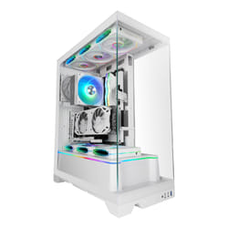 Mars Gaming MCPRISMAW computer case Midi Tower Bianco