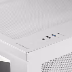 Mars Gaming MC3TCORELCDW computer case Midi Tower Bianco - Vista aggiuntiva 3