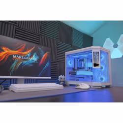 Mars Gaming MC3TCORELCDW computer case Midi Tower Bianco - Vista aggiuntiva 8