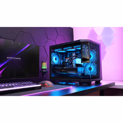 Mars Gaming MC3TCORELCDM computer case Mini Tower Nero - Vista aggiuntiva 7