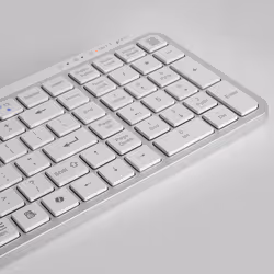 Mars Gaming MK-SILENKEYS tastiera Universale RF senza fili + Bluetooth QWERTY Spagnolo Bianco - Vista aggiuntiva 2