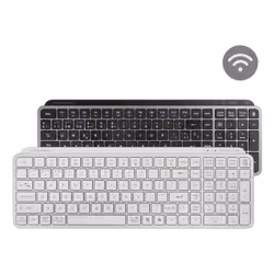 Mars Gaming MK-SILENKEYS tastiera Universale RF senza fili + Bluetooth QWERTY Spagnolo Bianco - Vista aggiuntiva 6