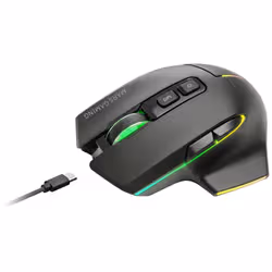 Mars Gaming MMWVECTOR mouse Mano destra RF Wireless + Bluetooth + USB Type-A Ottico 12000 DPI - Vista aggiuntiva 2