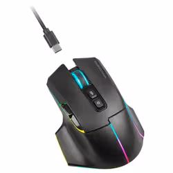 Mars Gaming MMWVECTOR mouse Mano destra RF Wireless + Bluetooth + USB Type-A Ottico 12000 DPI - Vista aggiuntiva 4