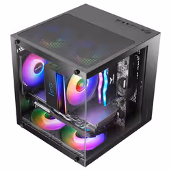Mars Gaming MC-CUBE computer case Mini Tower Nero - Vista aggiuntiva 3