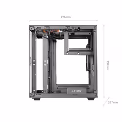 Mars Gaming MC-CUBE computer case Mini Tower Nero - Vista aggiuntiva 7